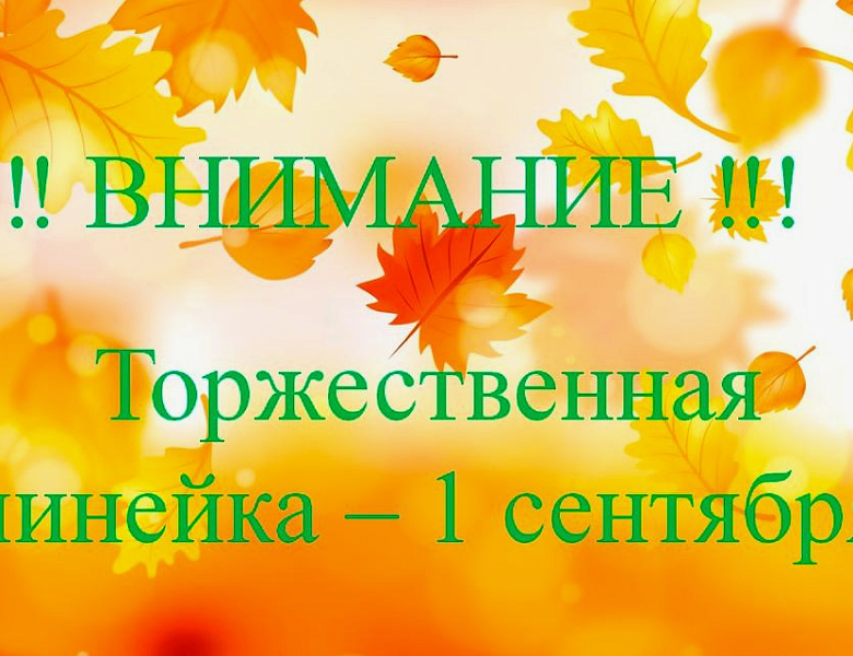 Линейка 1 сентября